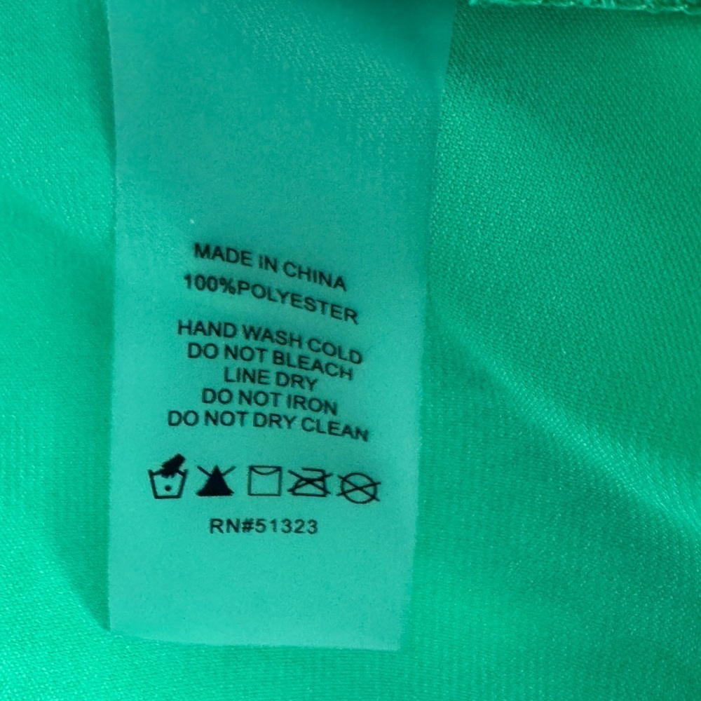 Vince Camuto Silky Green Blouse Top Size Large - Picture 5 of 5